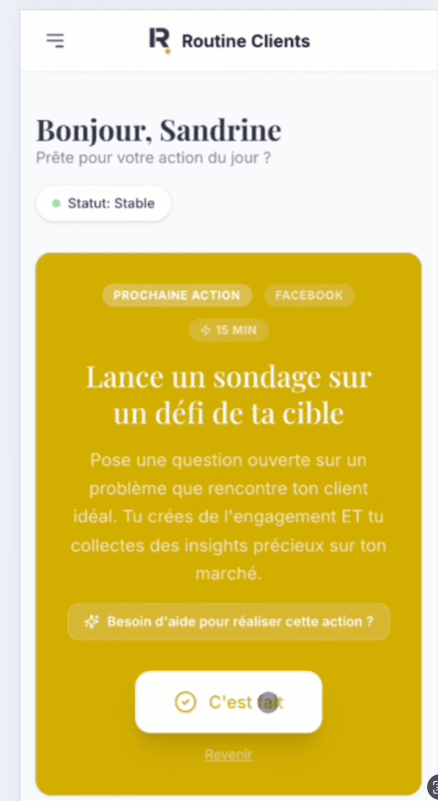 Exemple de post sondage